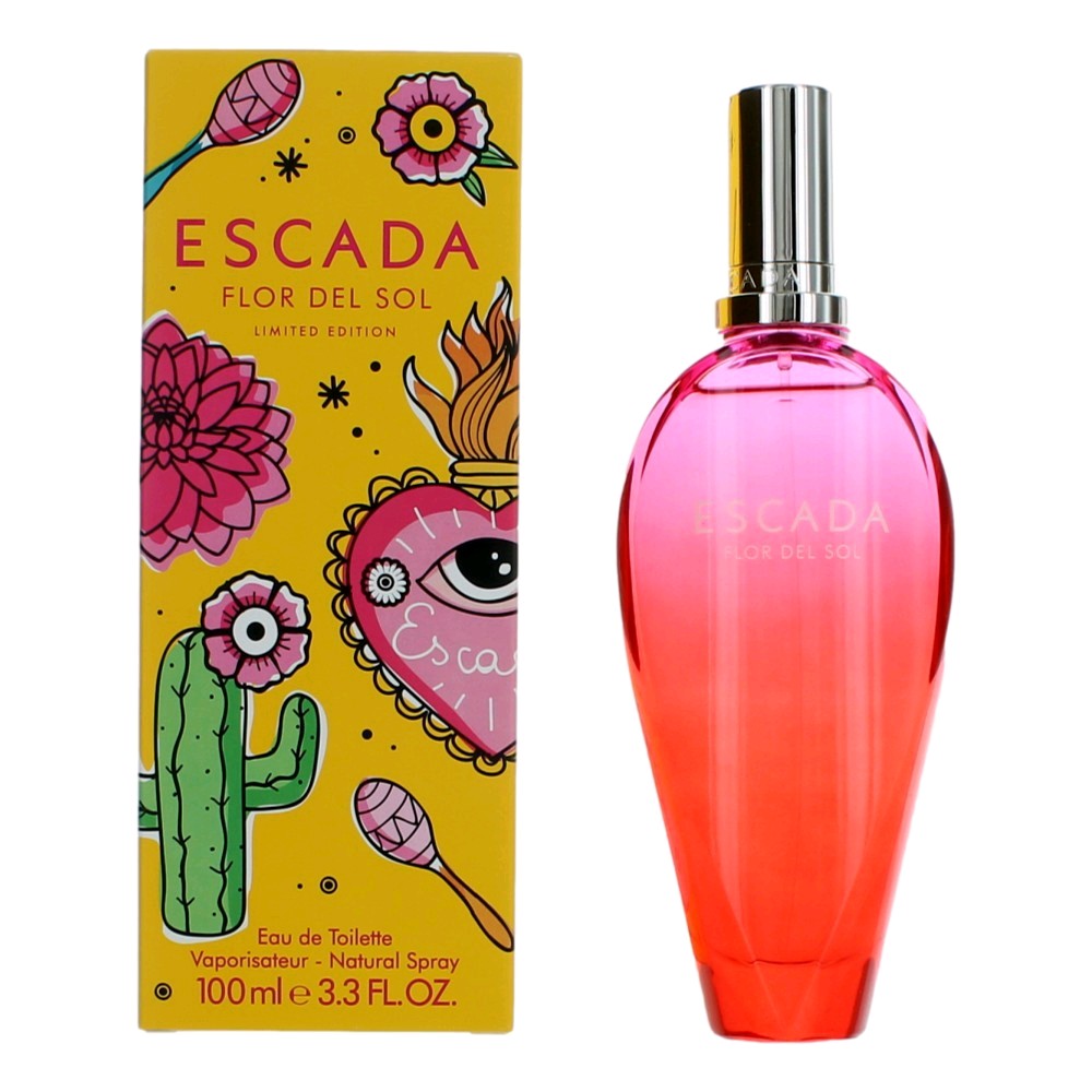 Escada Flor Del Sol by Escada, 3.3 oz EDT Spray for Women