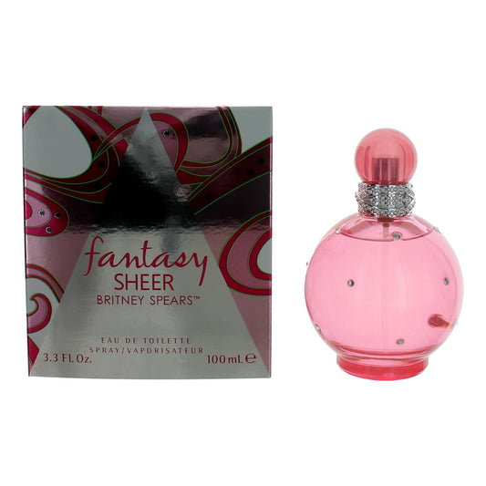Britney Spears Fantasy Sheer by Britney Spears, 3.3 oz EDT Spray for Women