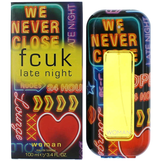 French Connection FCUK Late Night by French Connection, 3.4 oz EDT Spray for Women