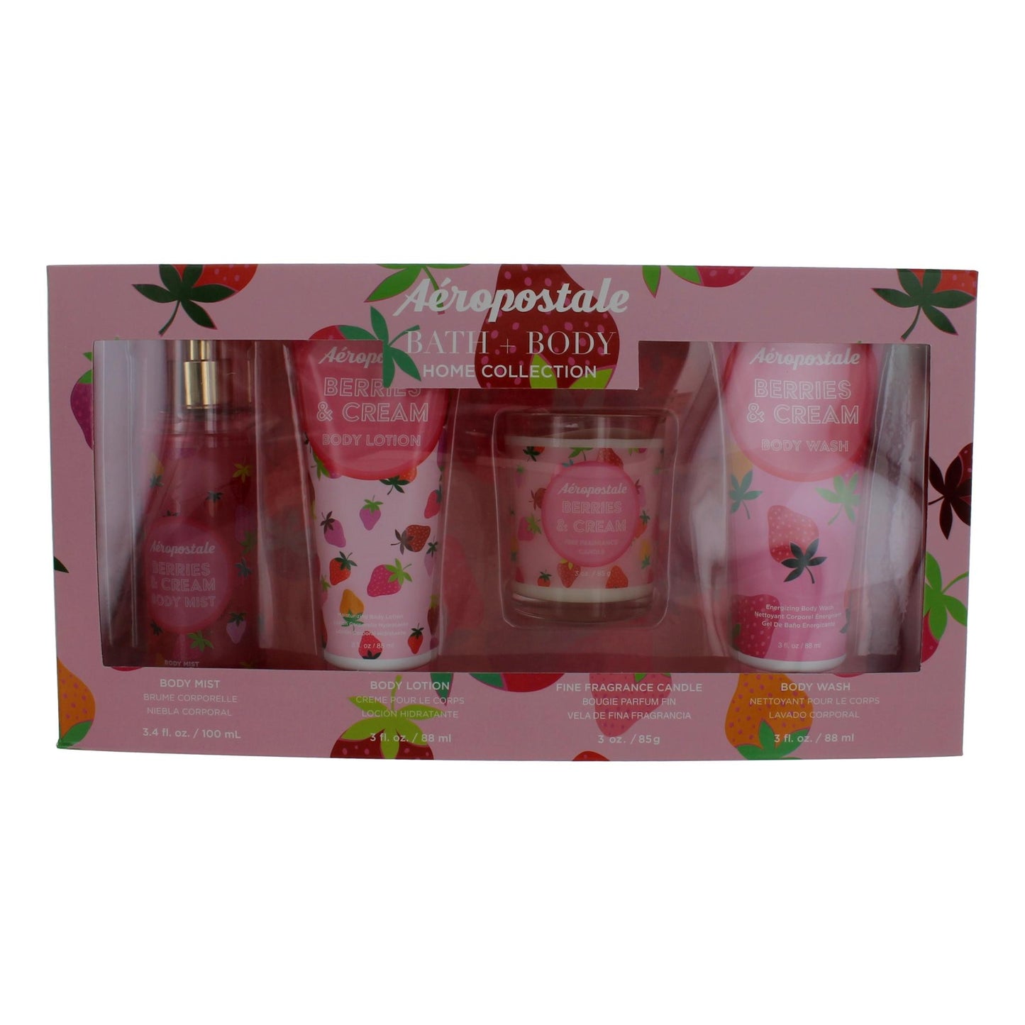 Aeropostale Aeropostale Bath+Body Home Collection by Aeropostale, 4 Piece Gift Set