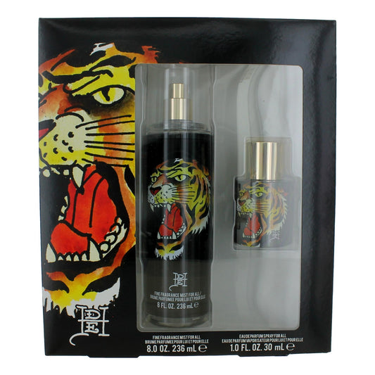 Ed Hardy Ed Hardy Tiger Ink by Ed Hardy, 2 Piece Gift Set for Unisex