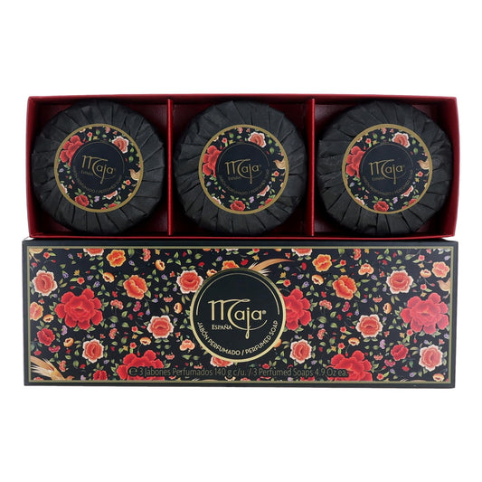 Maja Maja by Maja, 3 Maja Soaps 4.9 oz Each for Women in Gift Box