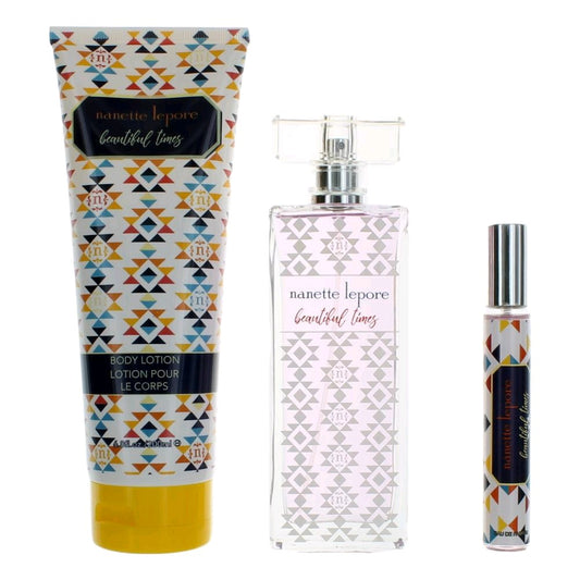 Nanette Lepore Beautiful Times by Nanette Lepore, 3 Piece Gift Set for for Women