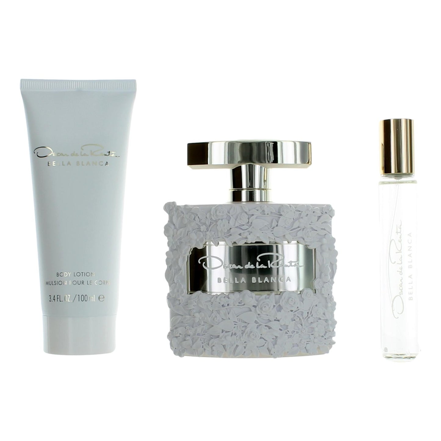 Oscar De La Renta Bella Blanca by Oscar De La Renta, 3 Piece Gift Set for