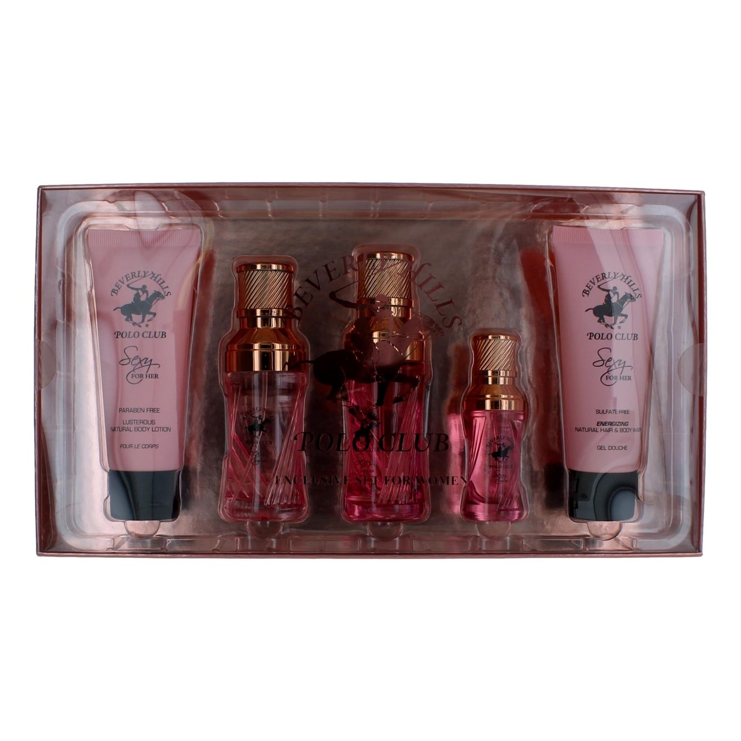 Beverly Hills Polo Club BHPC Sexy by Beverly Hills Polo Club, 5 pc Gift Set for Women.