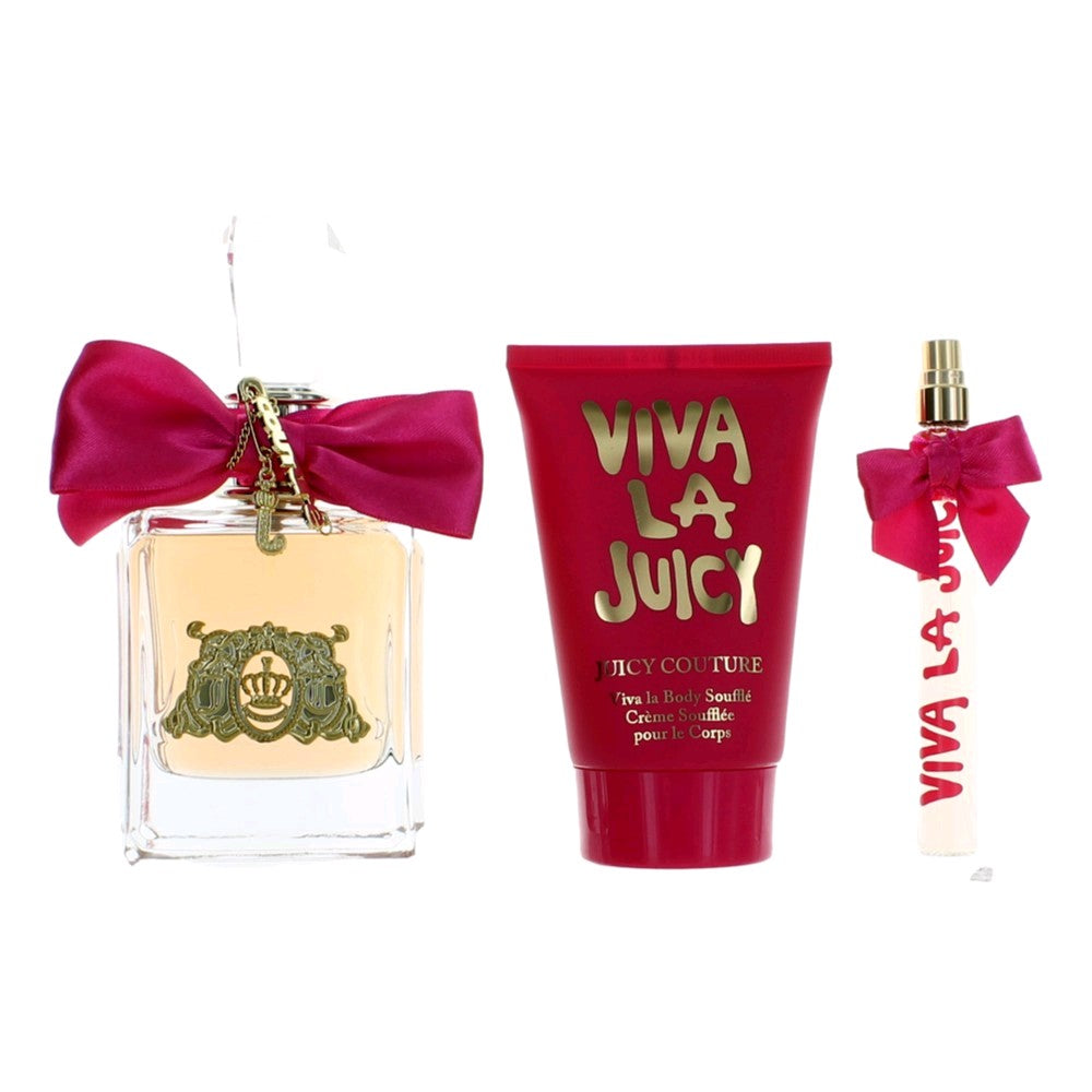 Juicy Couture Viva La Juicy by Juicy Couture, 3 Piece Gift Set for Women