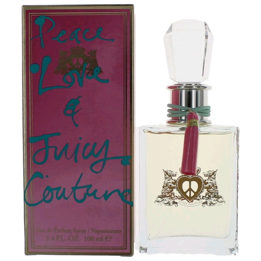 Juicy Couture Peace Love & Juicy Couture by Juicy Couture, 3.4 oz EDP Spray women