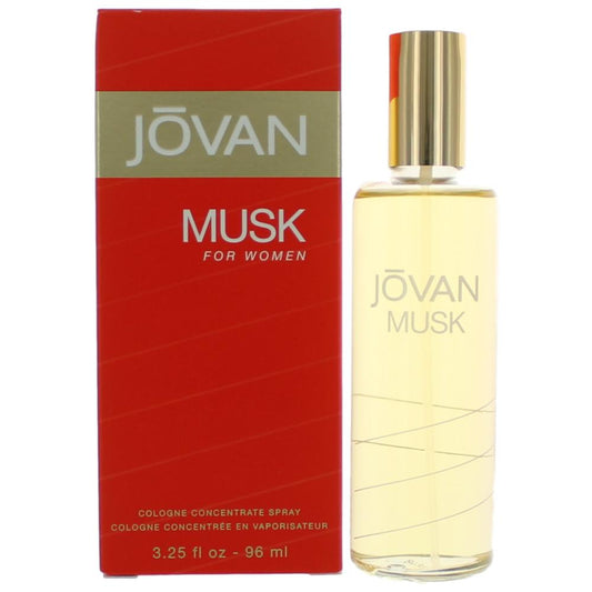 Coty Jovan Musk by Coty, 3.25 oz Cologne Concentrate Spray for Women