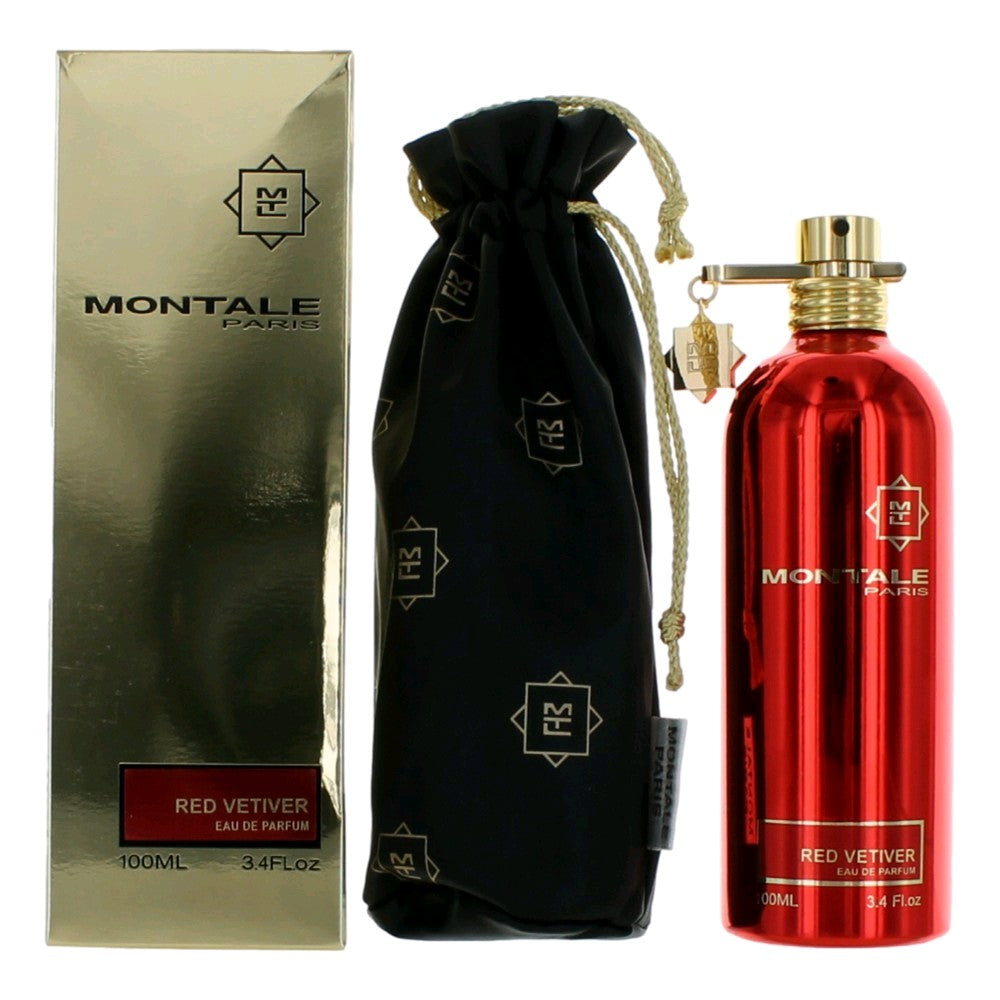 Montale Montale Red Vetiver by Montale, 3.4 oz EDP Spray for Men
