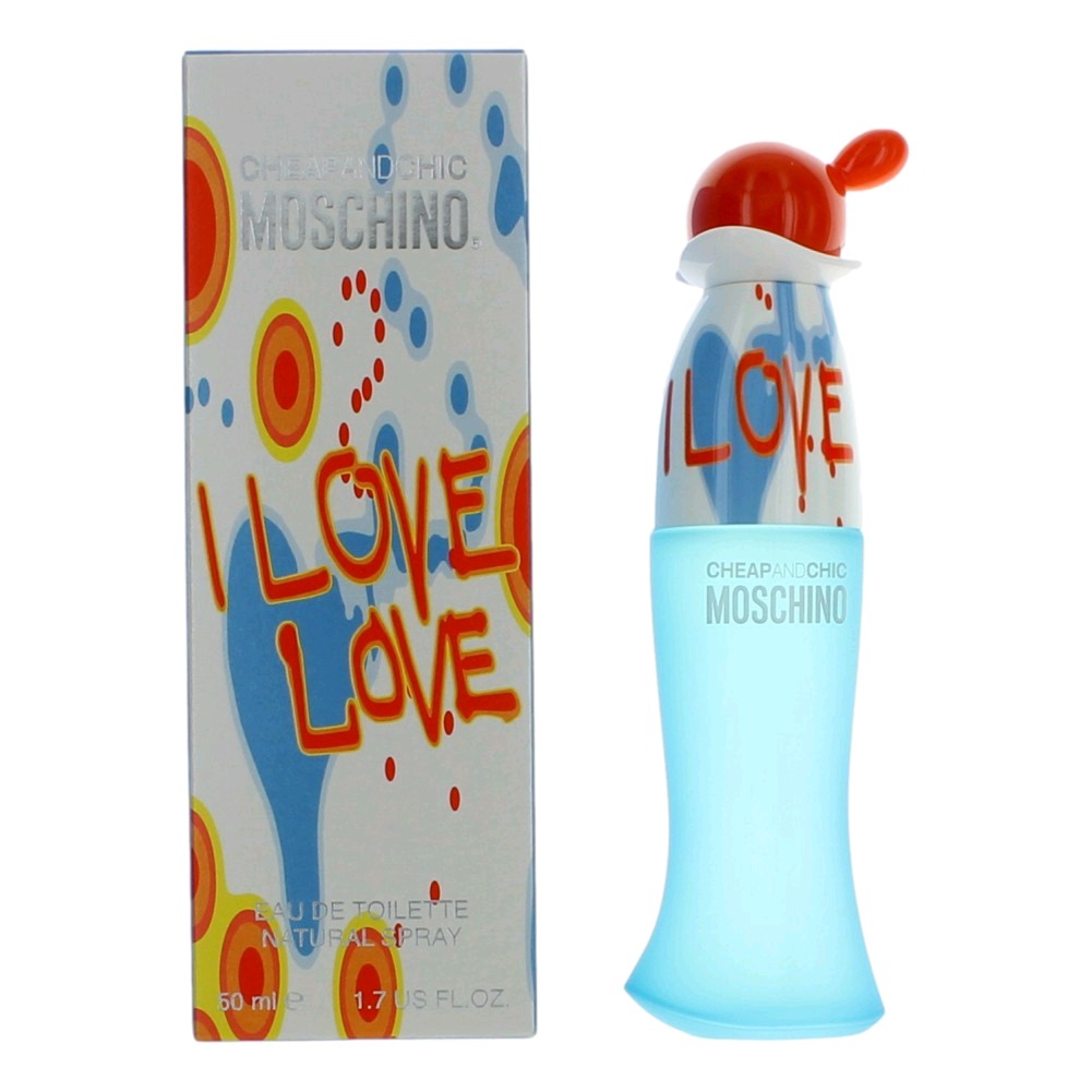Moschino I Love Love Cheap & Chic by Moschino, 1.7 oz EDT Spray for Women