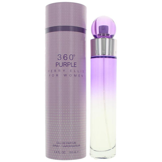 Perry Ellis Perry Ellis 360 Purple by Perry Ellis, 3.4 oz EDP Spray for Women