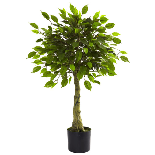 3' Ficus Tree UV Resistant w/504 Lvs(Indoor/Outdoor)