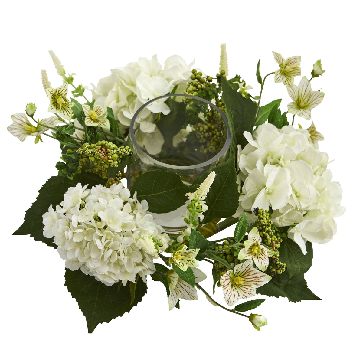 16" Hydrangea Candelabrum