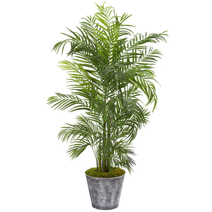 63" Areca Palm Tree in Planter UV Resistant (Indoor/Outdoor)