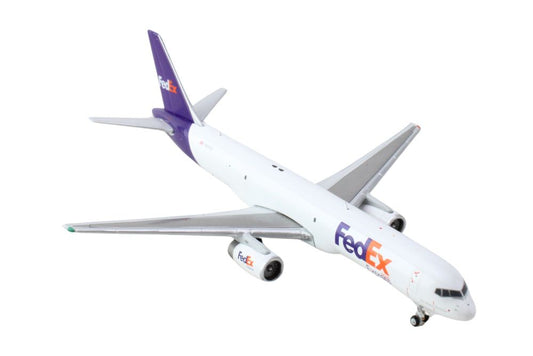 GeminiJets Boeing 757-200F Commercial Aircraft "FedEx (Federal Express)" (N921FD) White with Purple Tail 1/400 Diecast Model Airplane by GeminiJets